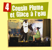 spectacle pour enfants Cousu Plume et Glace à l'eau